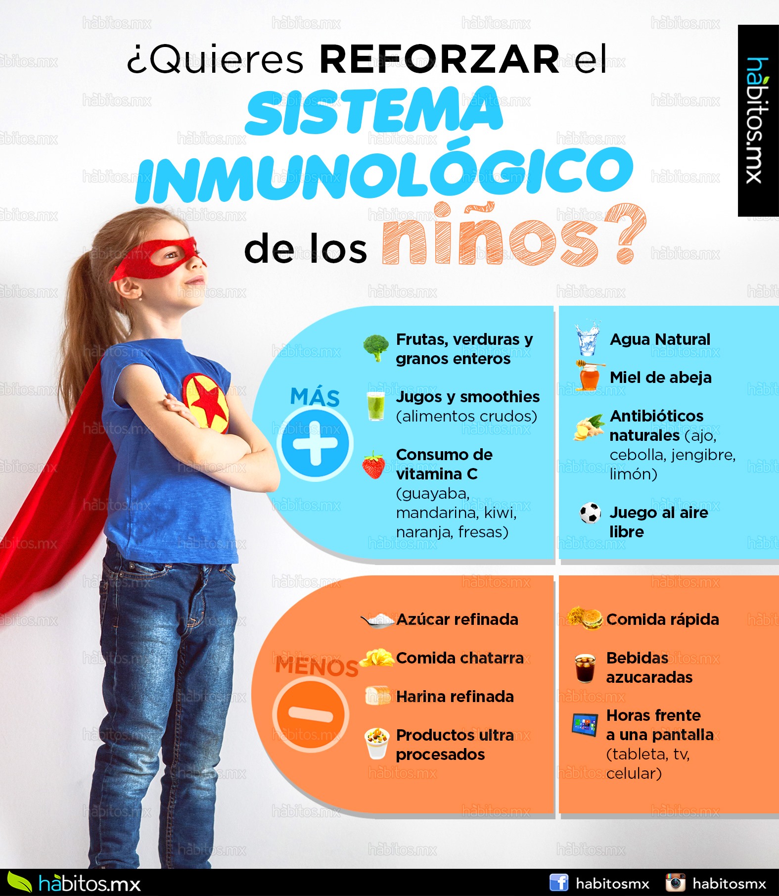 HÁBITOS - ¿Quieres reforzar el sistema inmunológico de los... | Facebook
