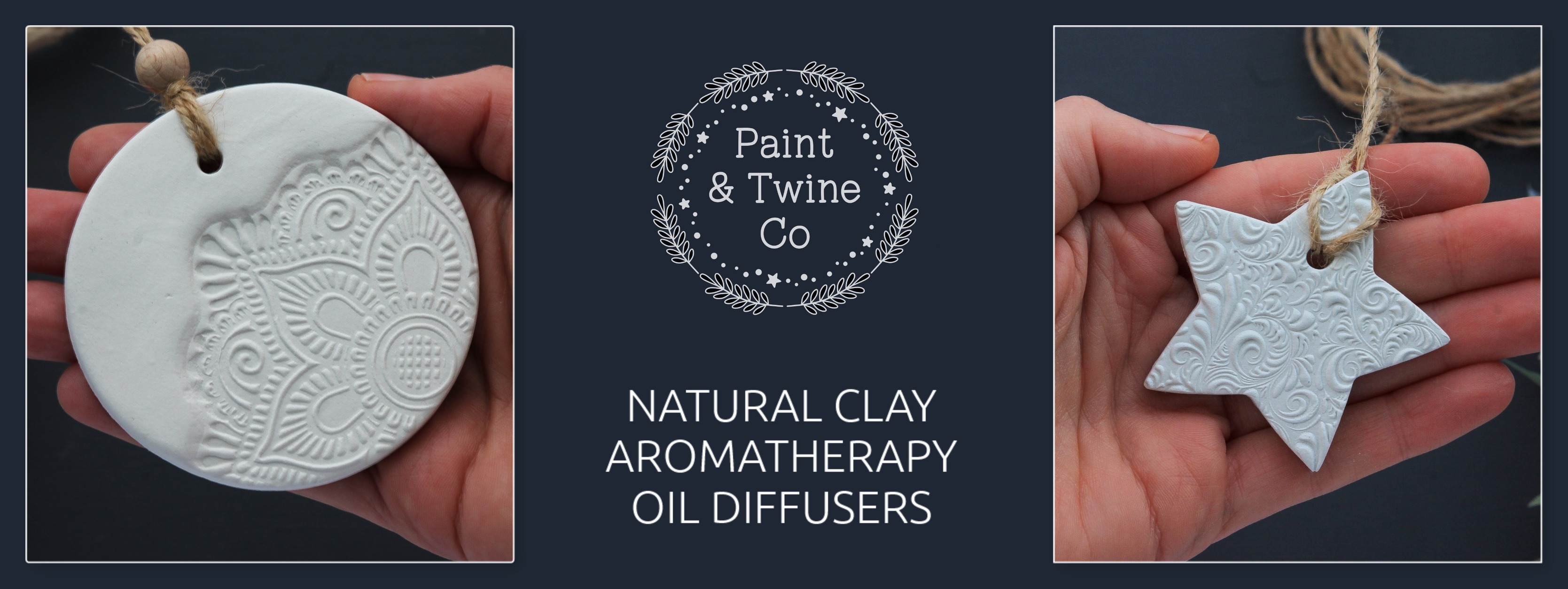 Natural Clay Essential Oil Diffusers - Paint & Twine Co | Facebook