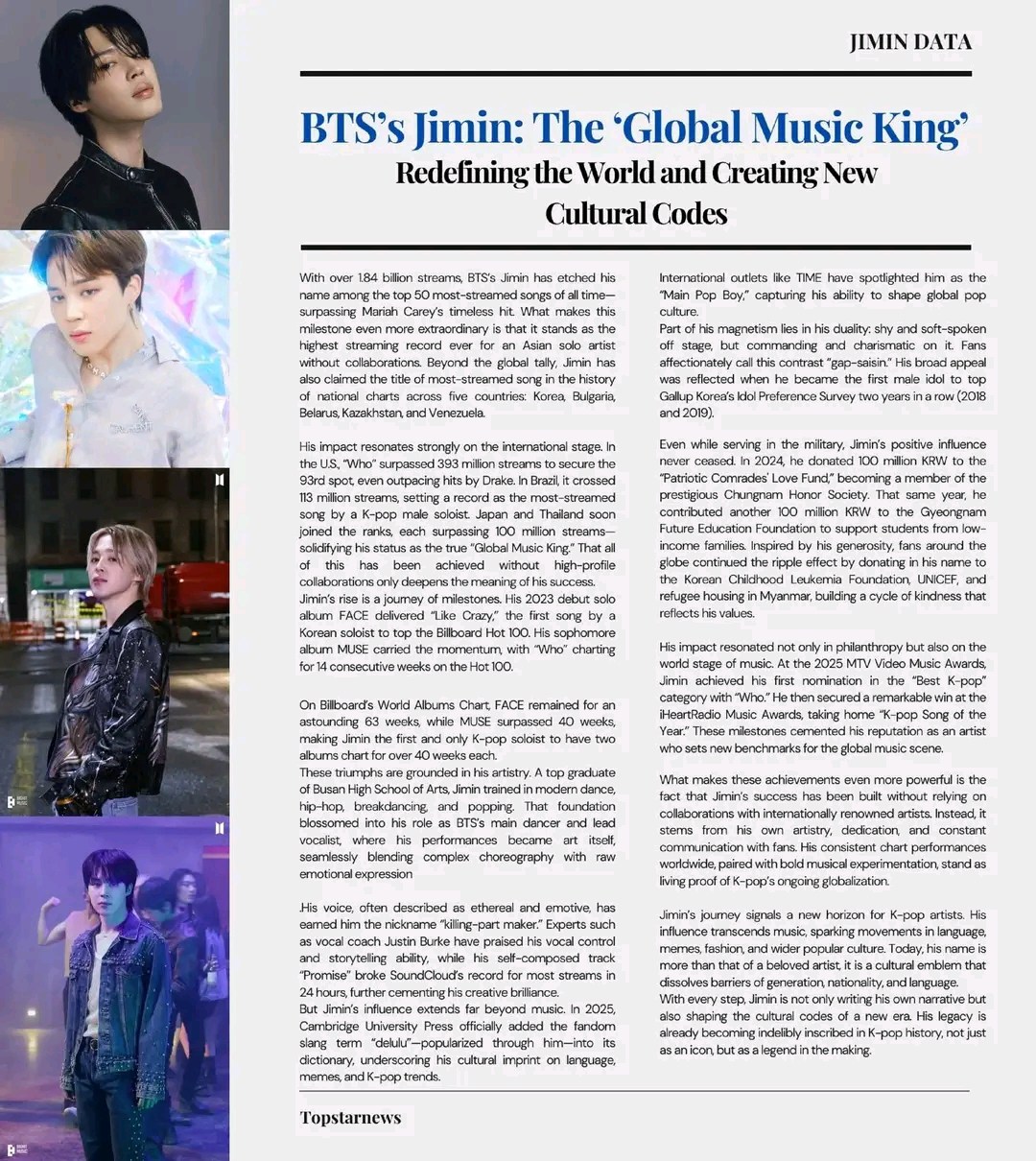 2021 その他 JIMIN Billboard Magazine