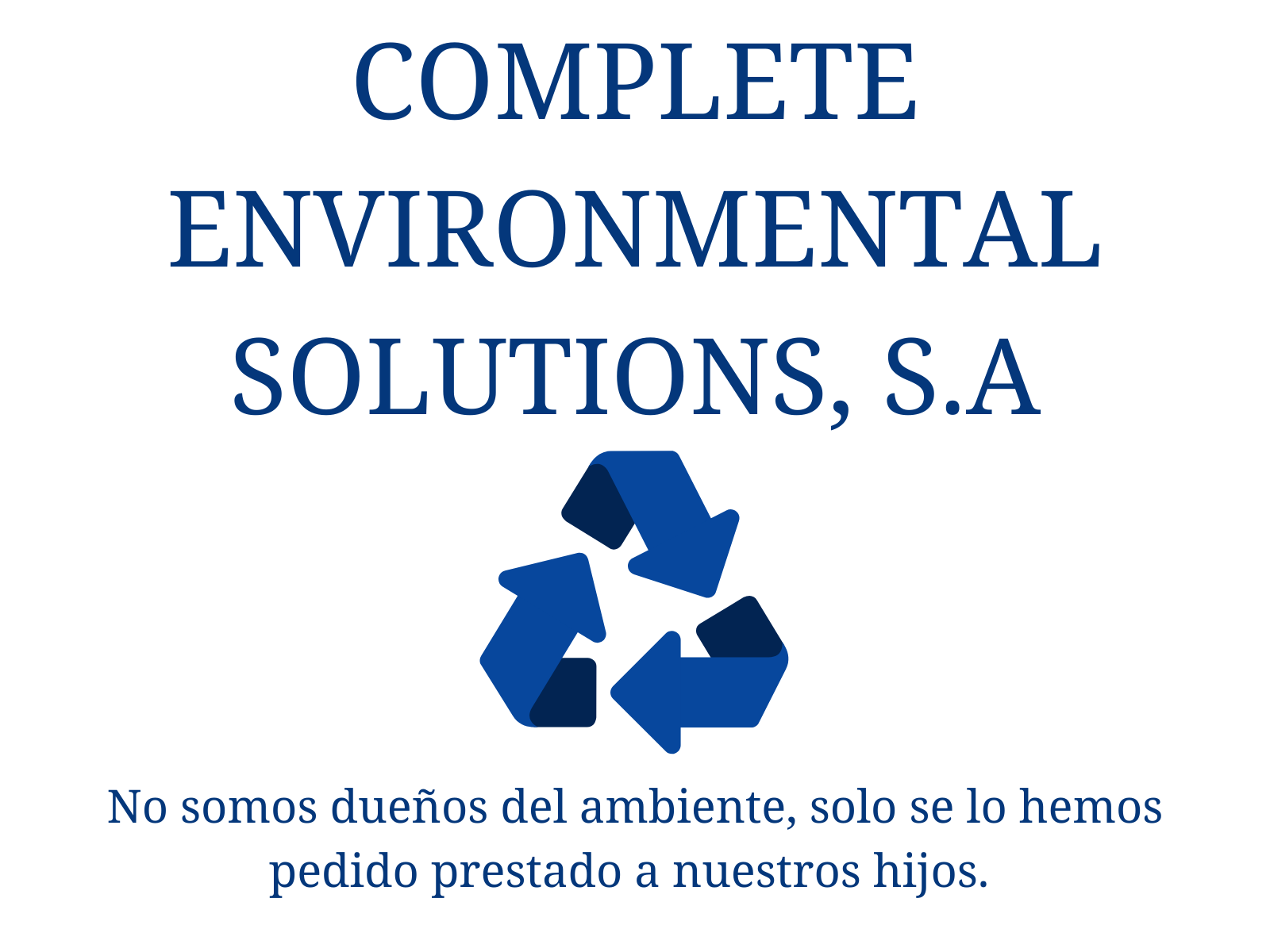 Complete Environmental Solutions, S.A | Villa del Rosario