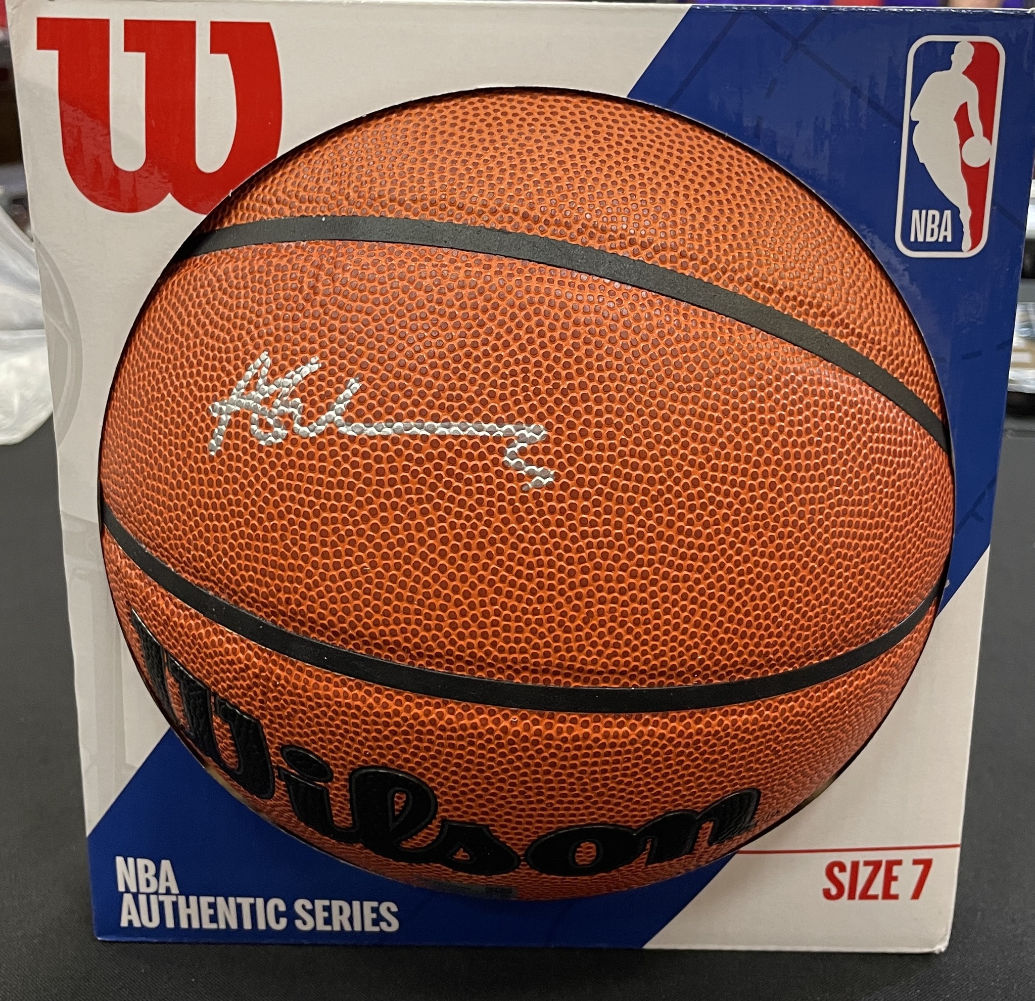 Auction for Anthony Edwards Autographed Basketball