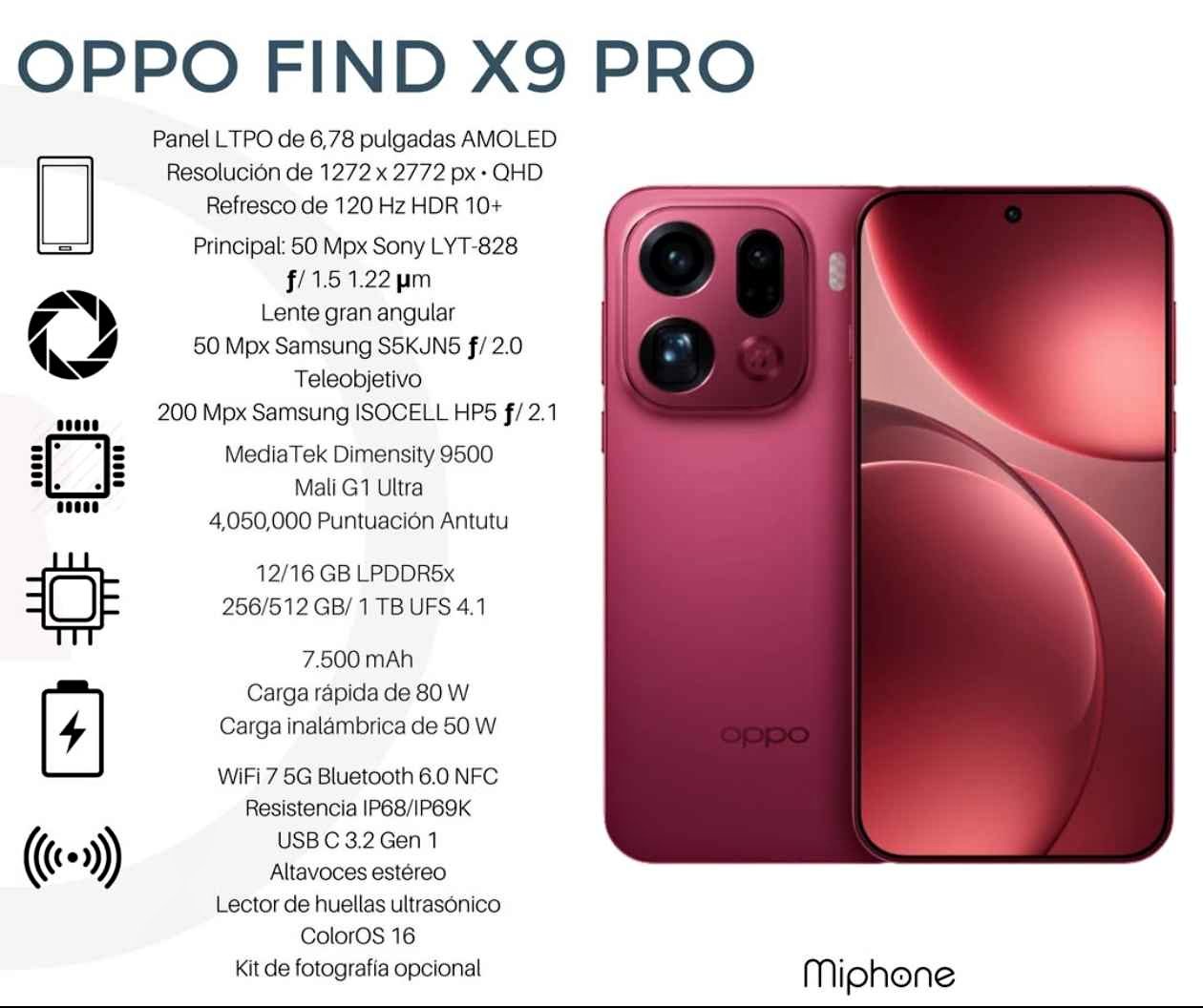 OPPO FIND X9 PRO 512gb - Cell Phones - Asunción, Paraguay | Facebook ...