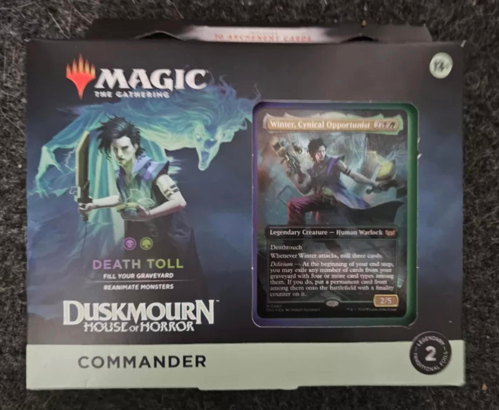 mtg death toll commander deck Duskmourn Decks play experience that will chill your enemies to the bone Death toll commander deck eBay