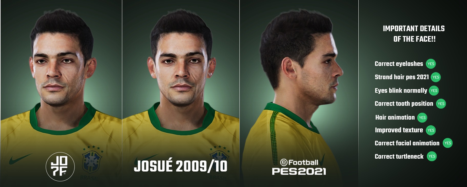 Jo7 Facemaker - Josué 2009/10 - PES 2021 (PC MOD) - Become... | Facebook