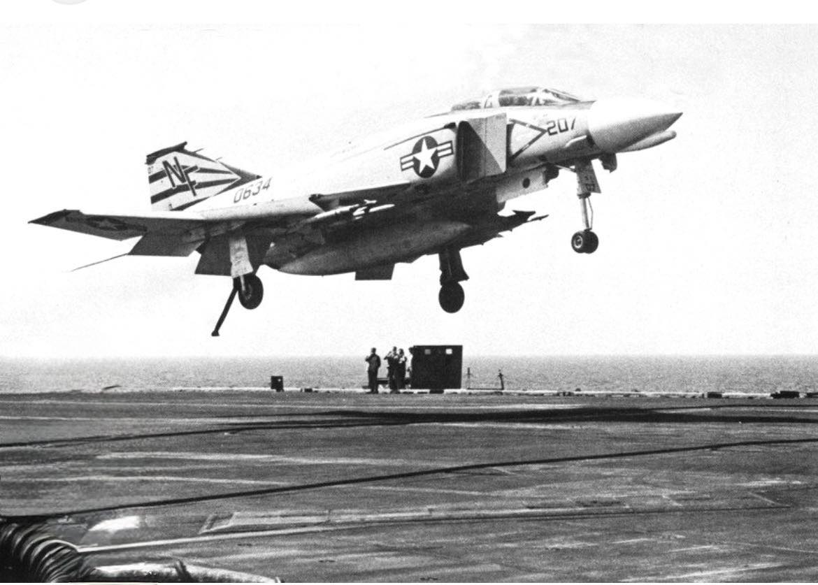 F-4 Phantom II in flight with VF-151 Vigilantes