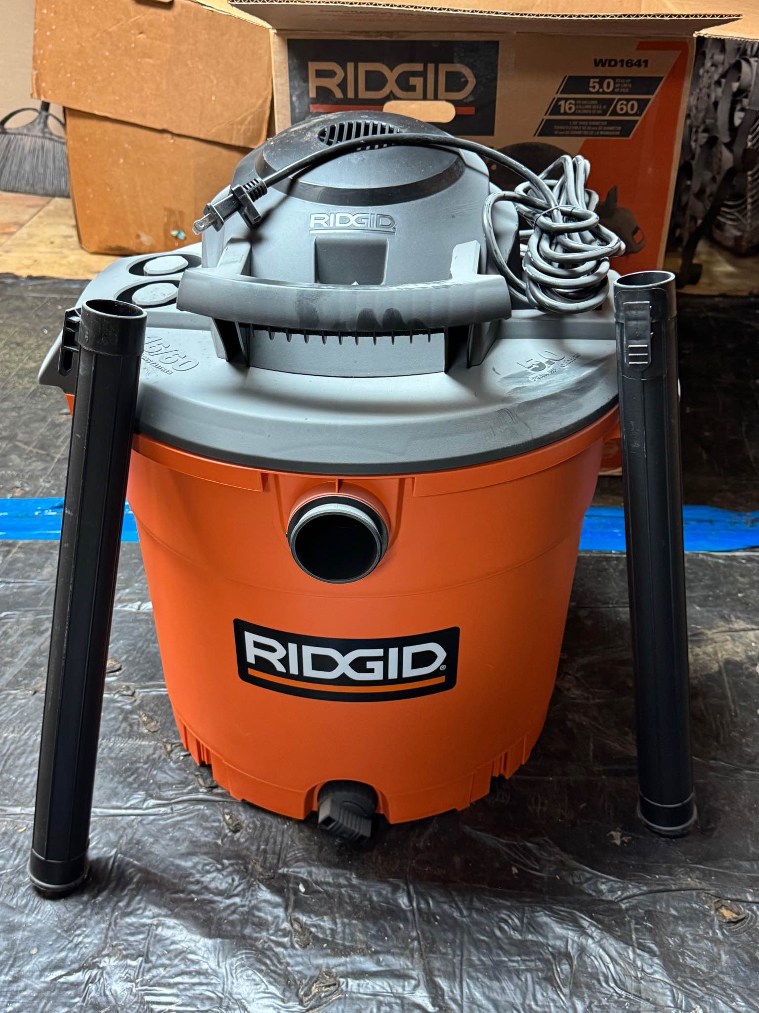 RIDGID wet/dry shop vac NEW in box!! - Wet/Dry & Shop Vacuums - Orlando ...