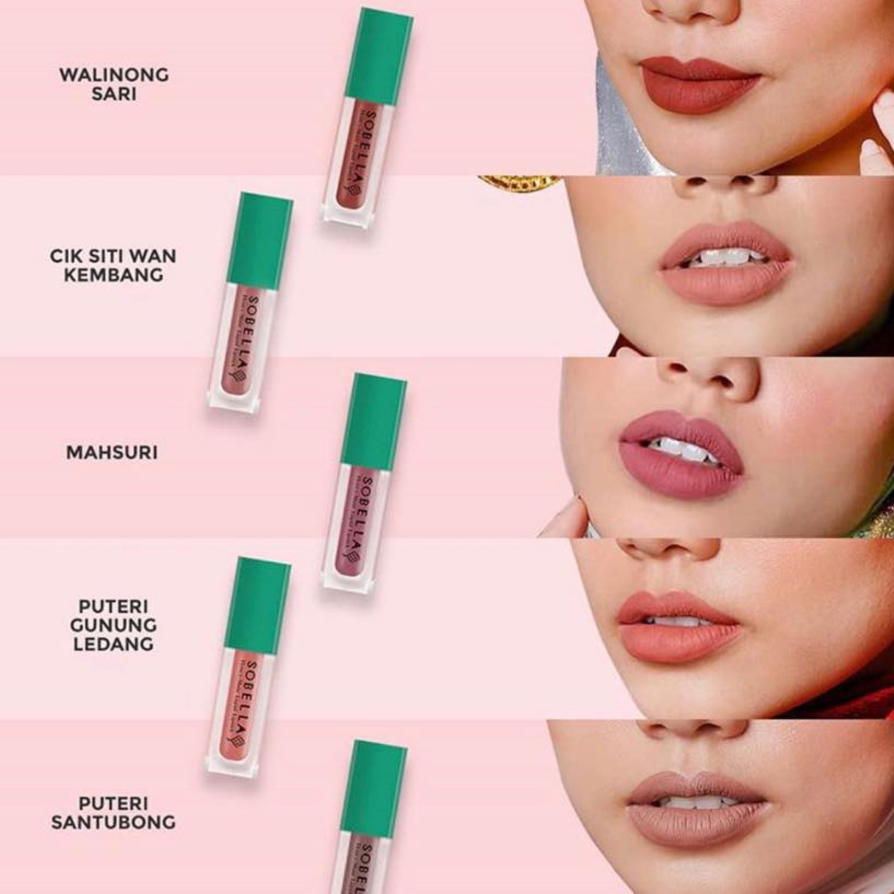 Swatches Sobella Legendary Raya In So Bella Lipmatte