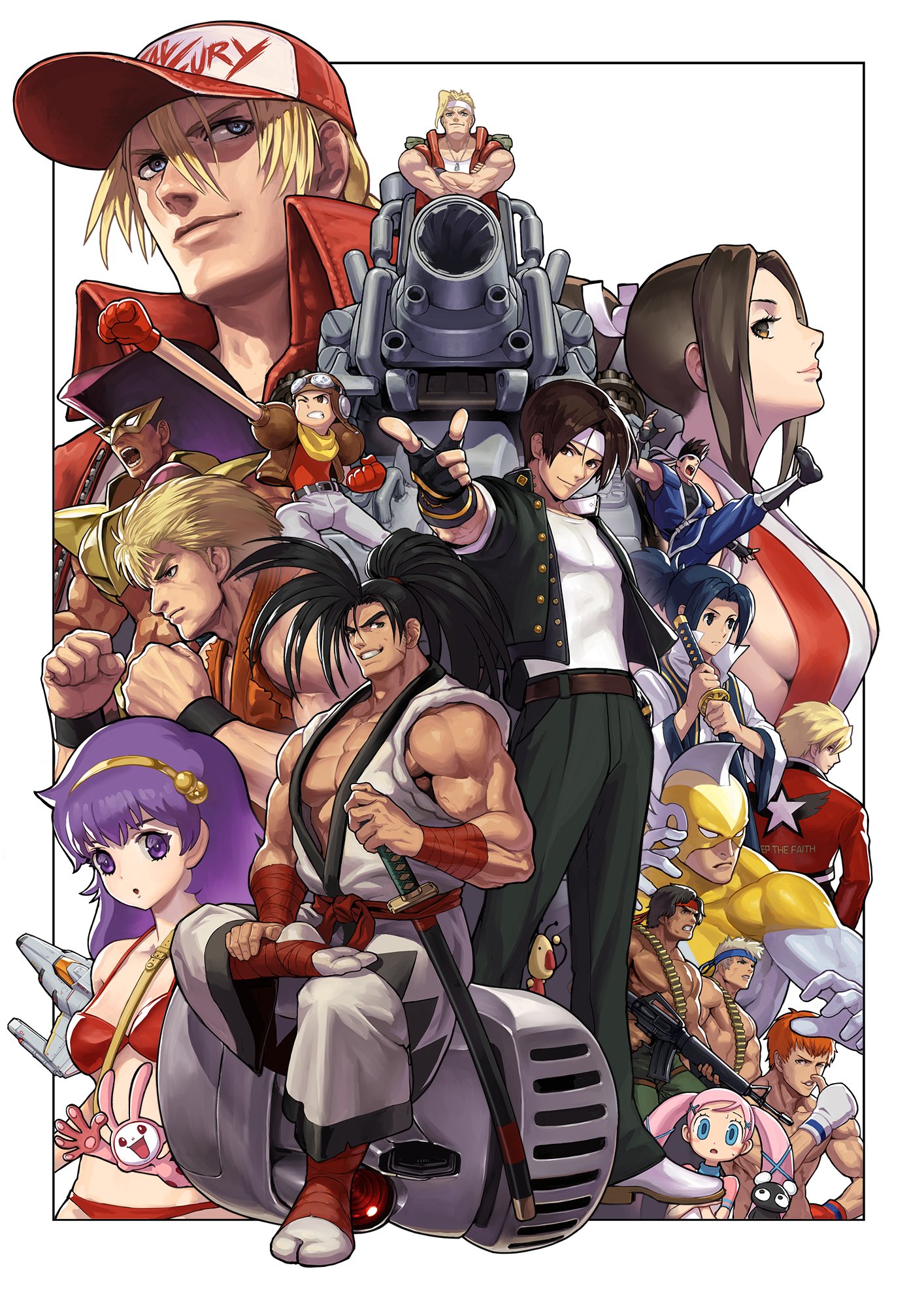 SNK's 40th anniversary special illustrations and interactive timeline