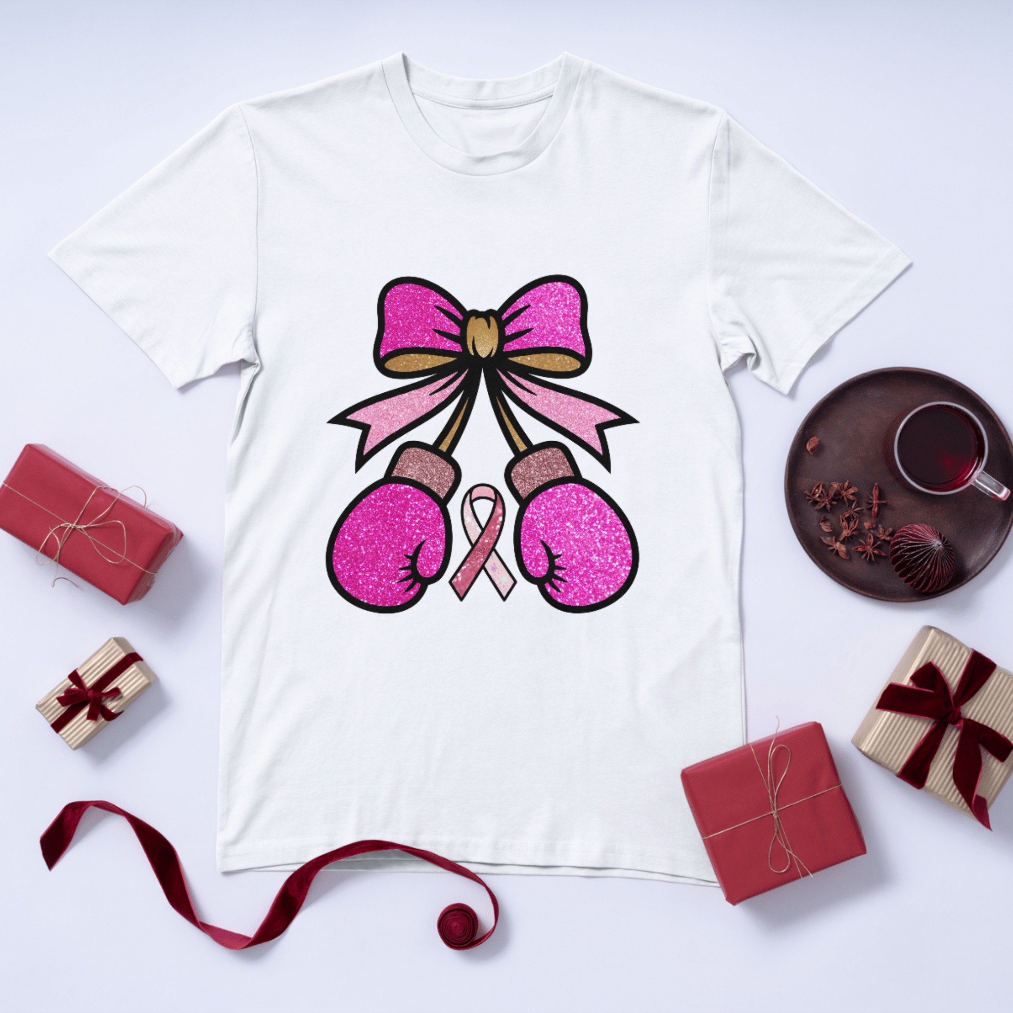 Printable Breast Cancer Ribbon Template