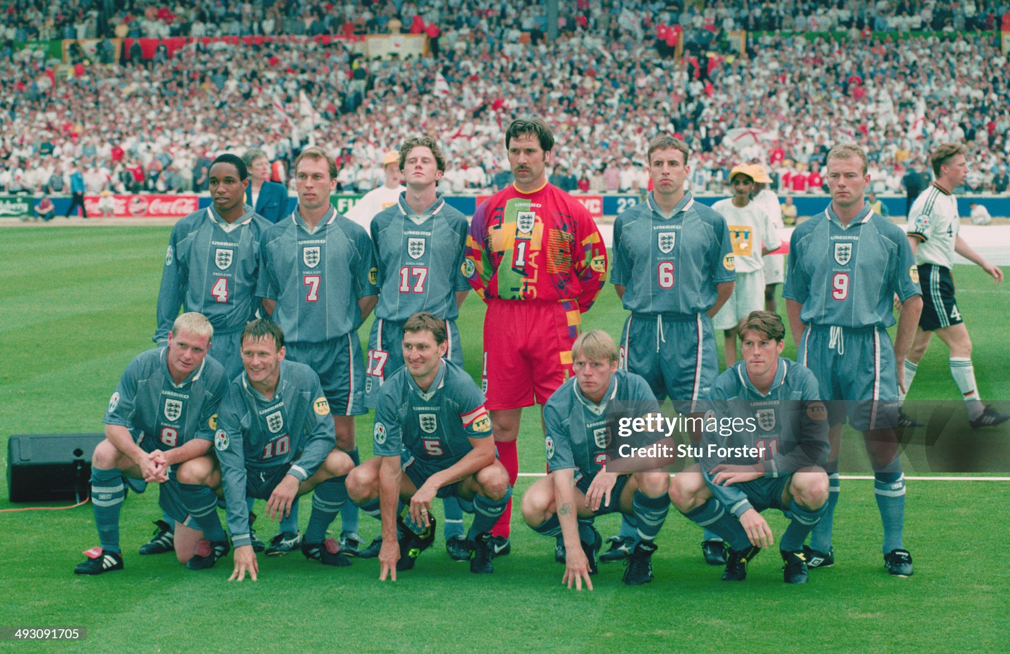 England vs Germany penalty shootout at Euro96, Wembley Stadium