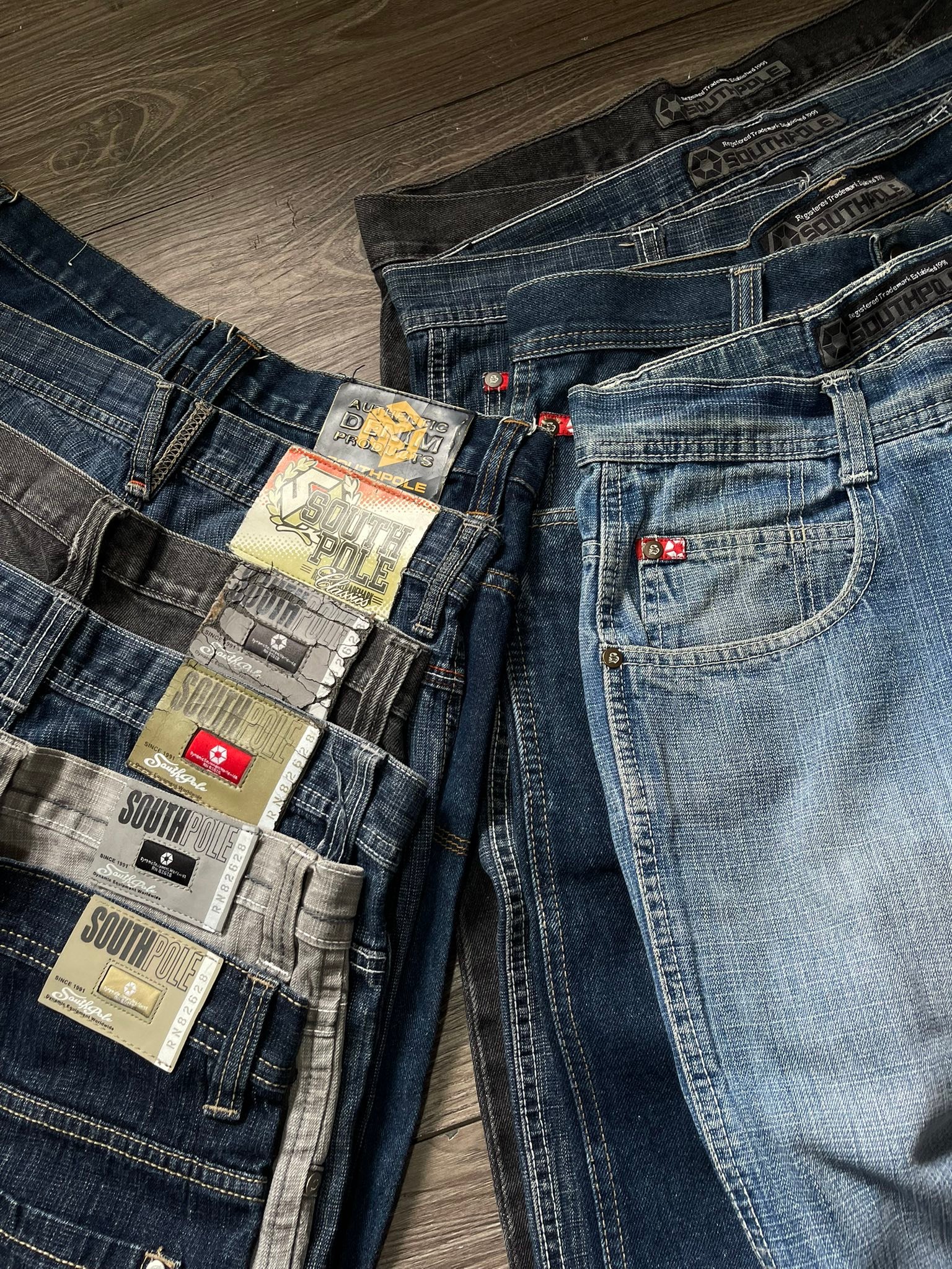 Buying Y2K clothing brands like Southpole and Ecko