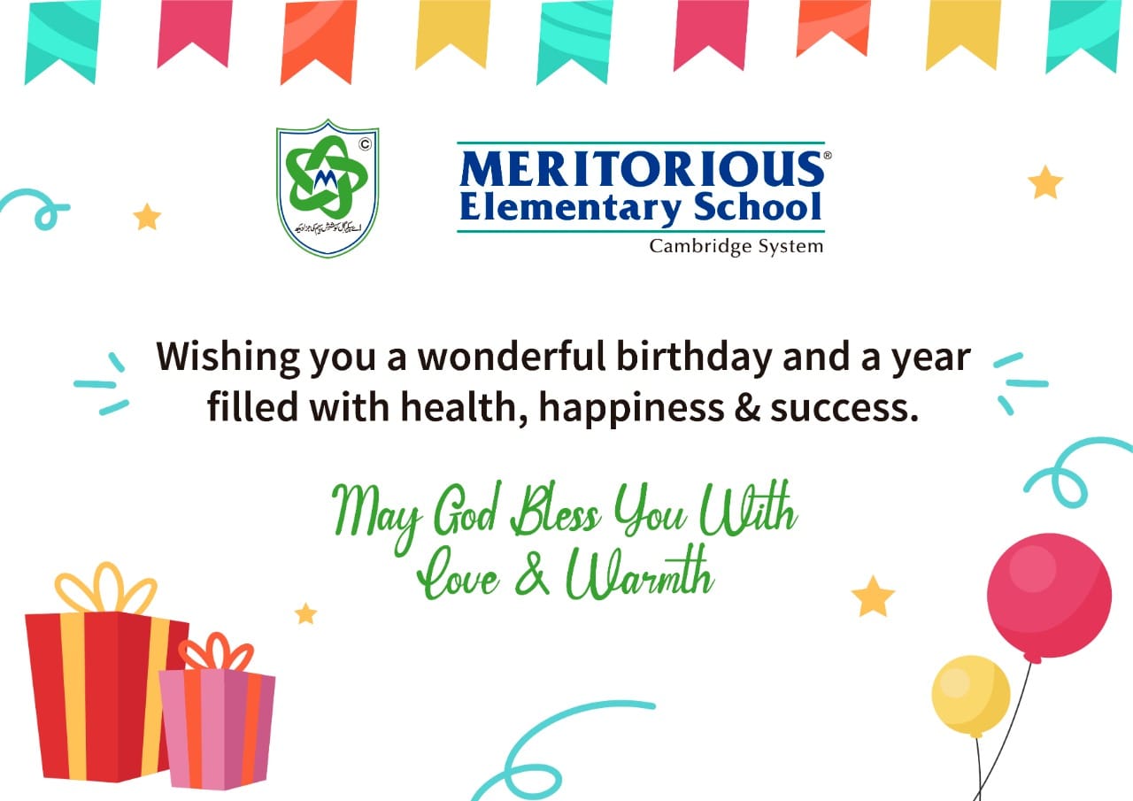 Happy birthday to this... - Meritorious International School | Facebook