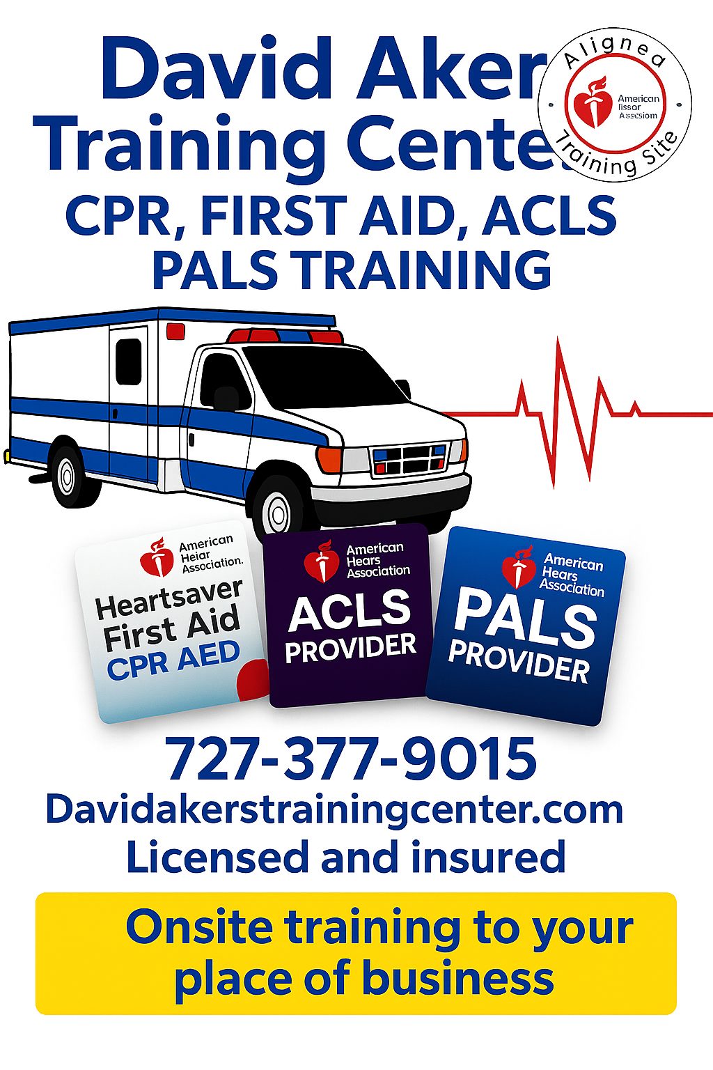 Florida EMTs And Paramedics | David Akers Training Center – AHA ...