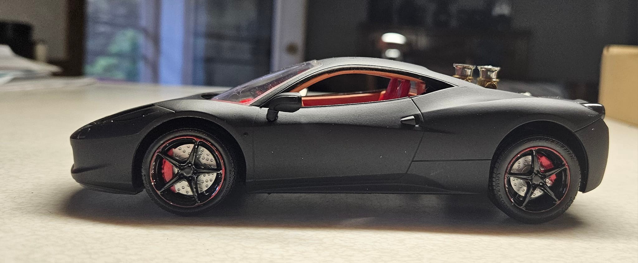Finished this Ferrari 458 Italia. It came from a thrift store