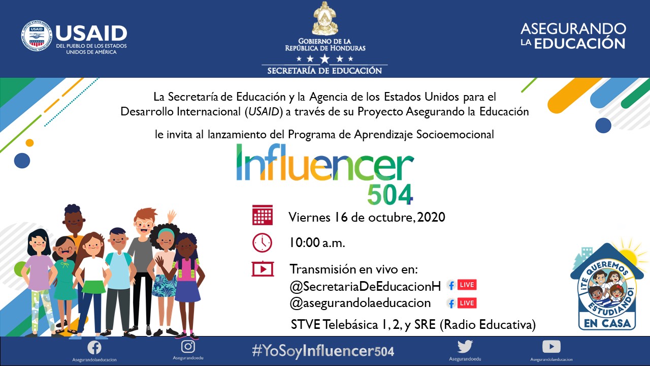 ¡No te pierdas el lanzamiento... - Secretaría de Educación HN | Facebook