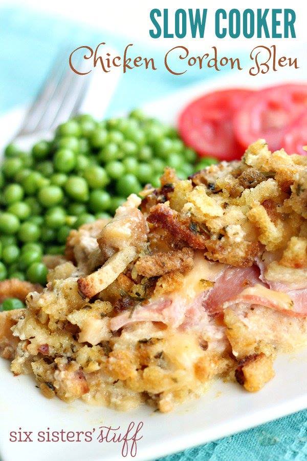 Our Chicken Cordon Bleu Is An Easy Slow Six Sisters