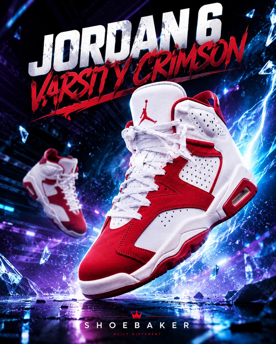 Jordan 6 “Varsity Crimson” 🩸 Drop your size for a pair ⬇️