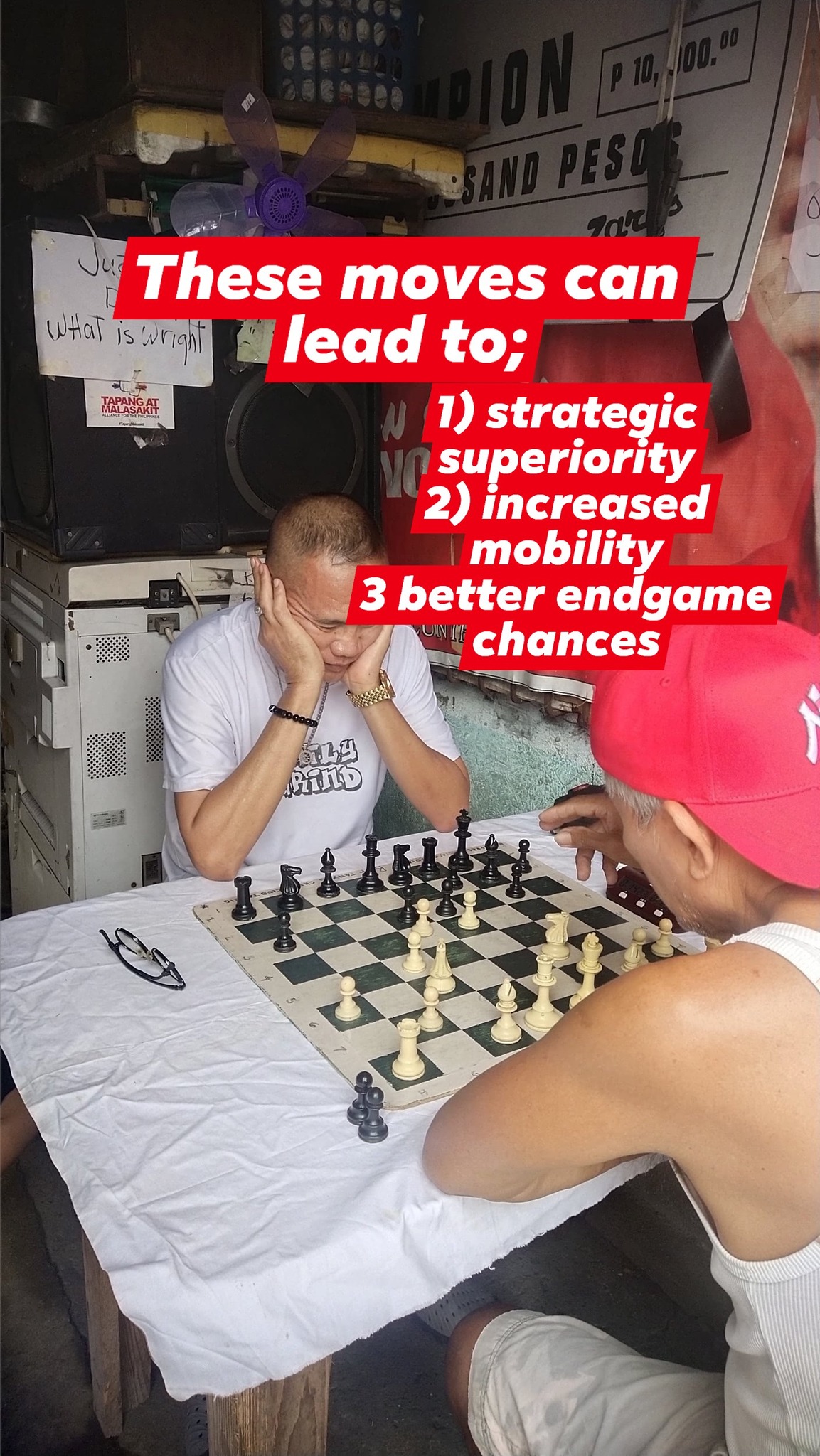 chess Move of the day | In chess creating long term advantage can help ...