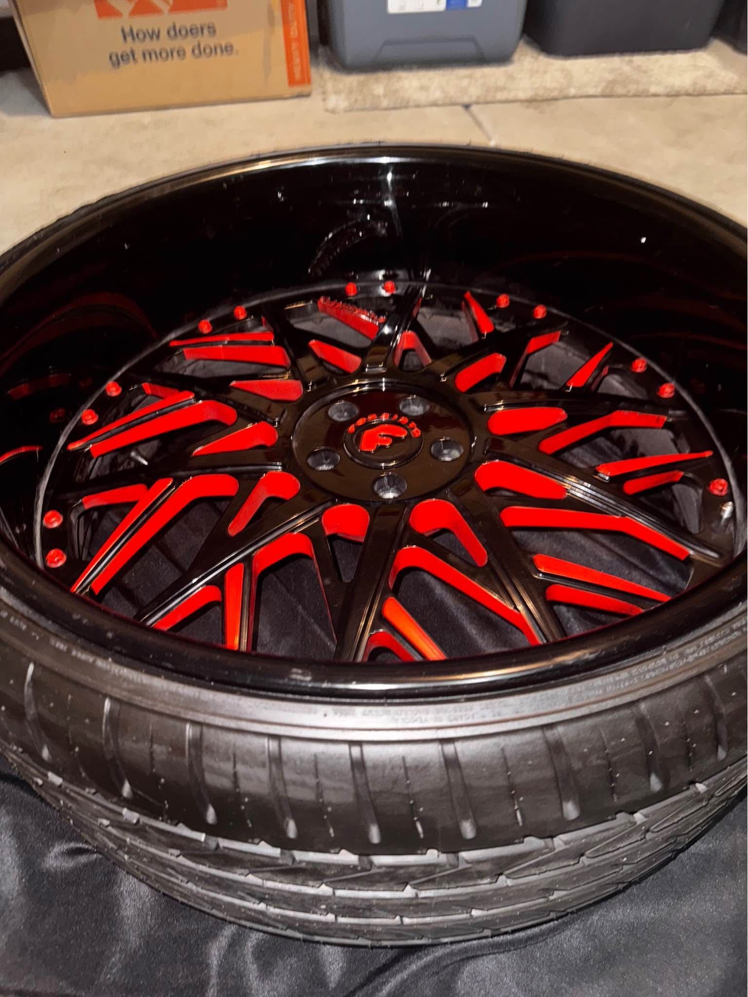24 forgis 5 x 1 15 was on a wide body set hellcat - Car Wheels, Tires ...