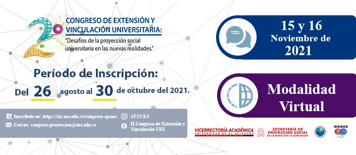 II Congreso de Extensión y Vinculación Universitaria UES