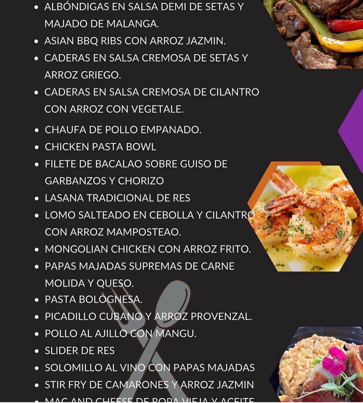 Macrobox Meals PR - Ultima semana con este MENU #PlanBasixo #Porcionado ...