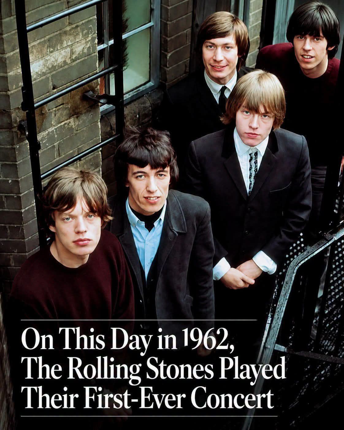 The Rolling Stones' live debut at London's Marquee Club
