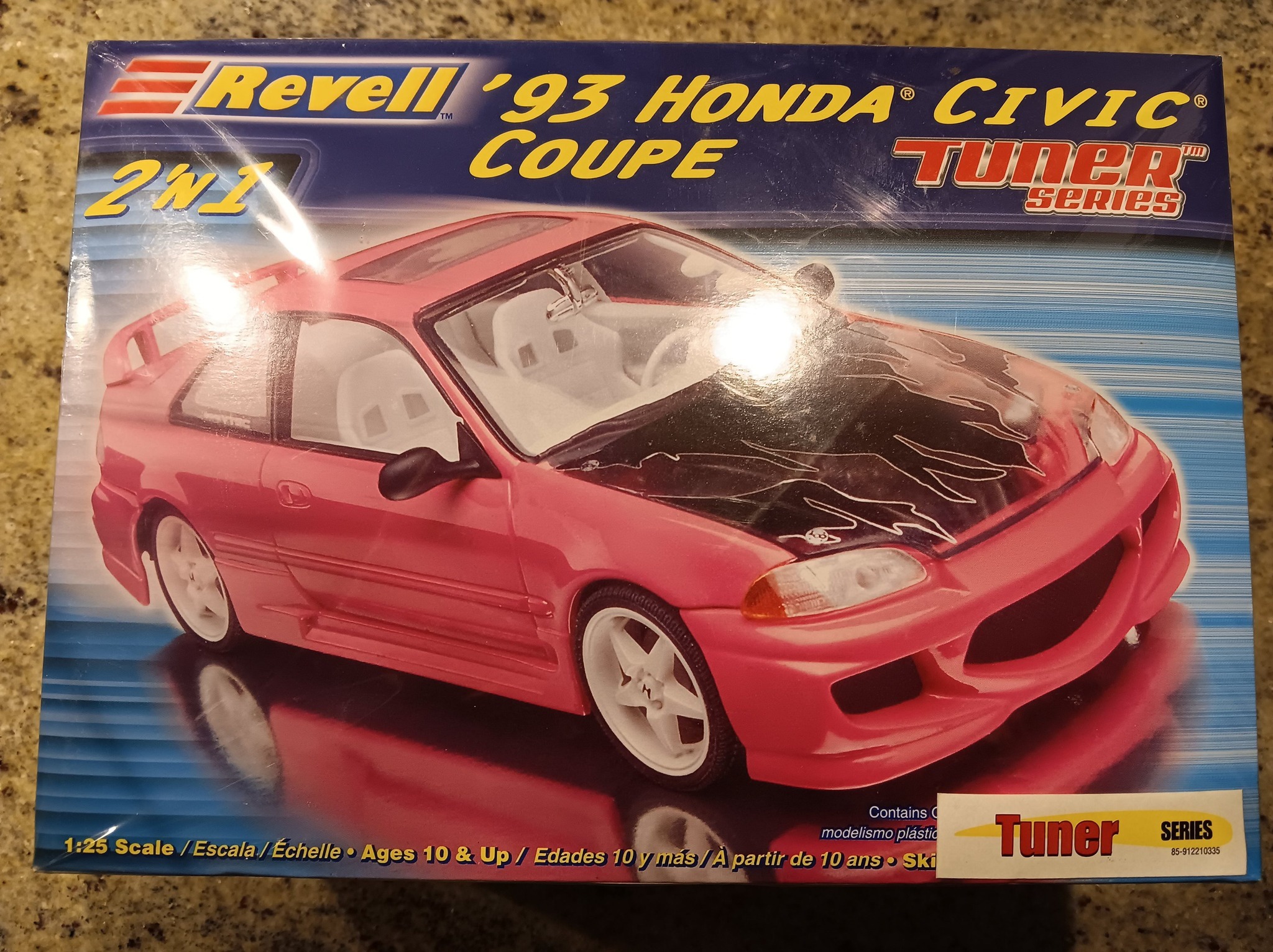 Метален автомобил Honda Civic EJ1 1993 Fast & Furious 1:32 Jada 