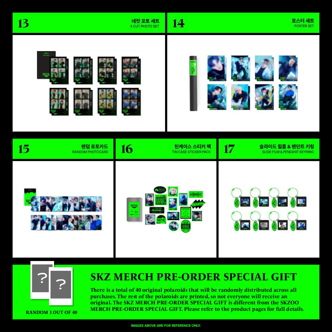 Stray Kids Maniac official MD pre-order now open