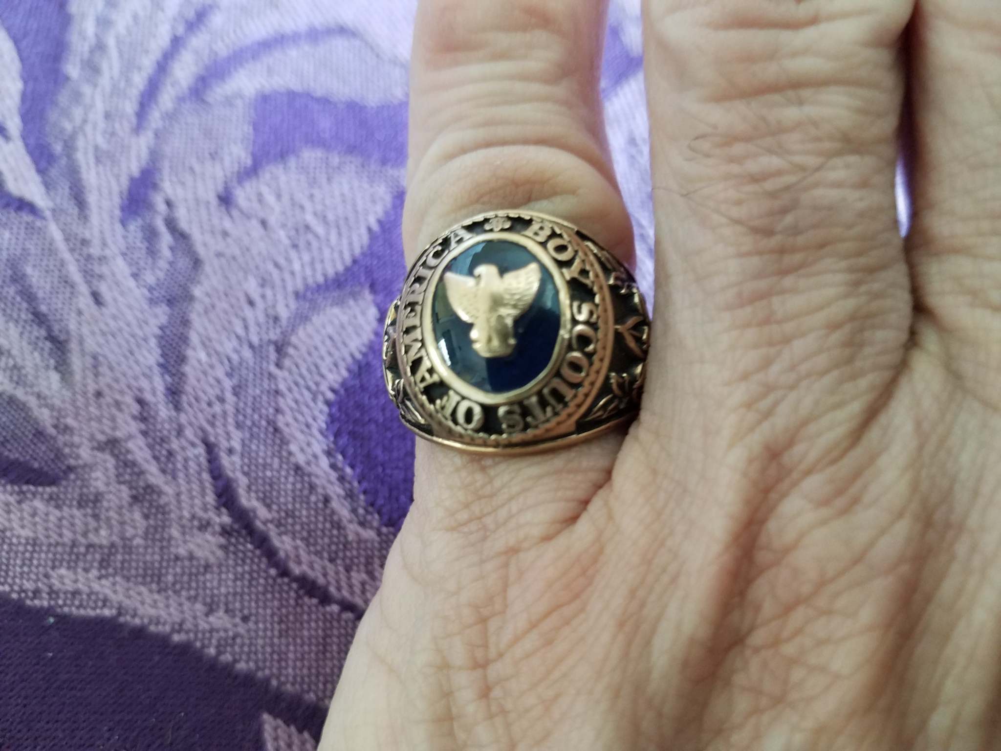 Eagle Scout ring from 1973 ceremony