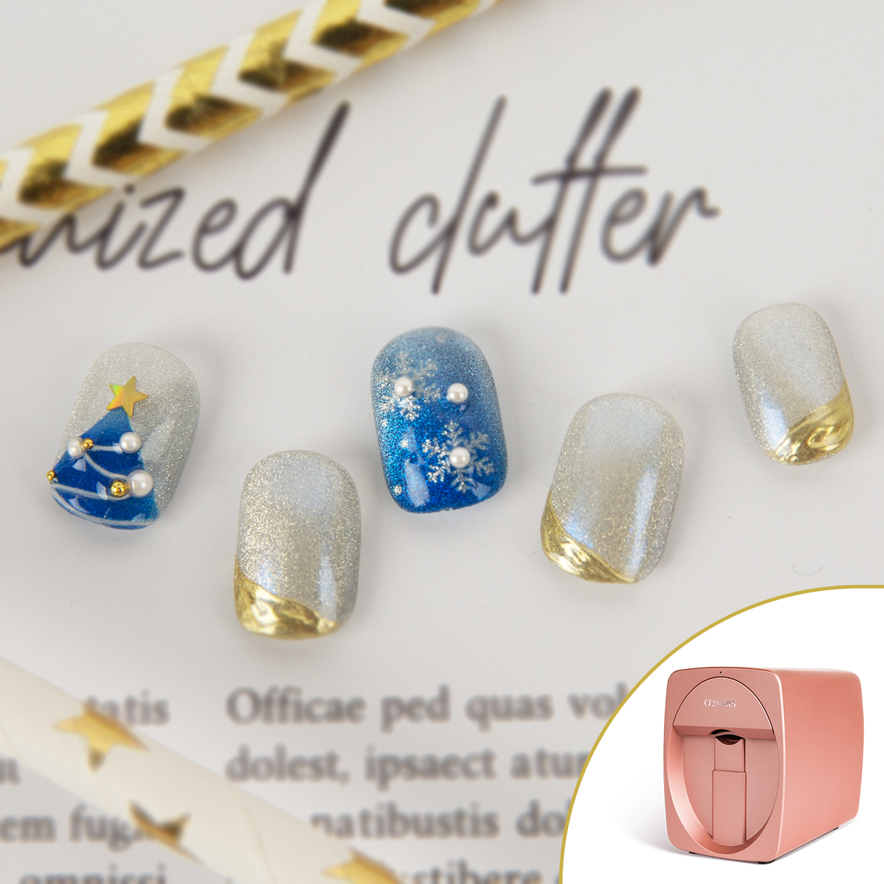 O'2Nails - Christmas Nail Art🎄🎄 x O2Nails Printer💅💅 O2Nails Printer ...