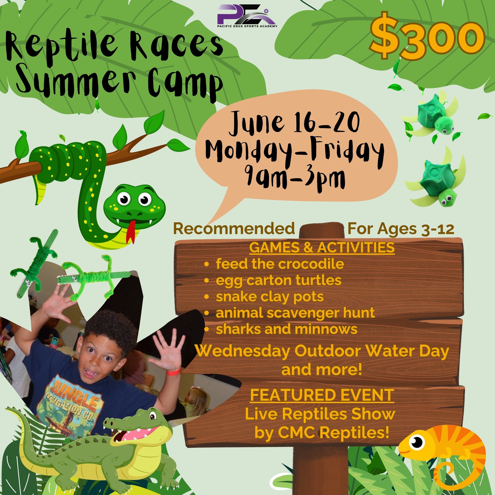 Summer Camp: Reptile Races!