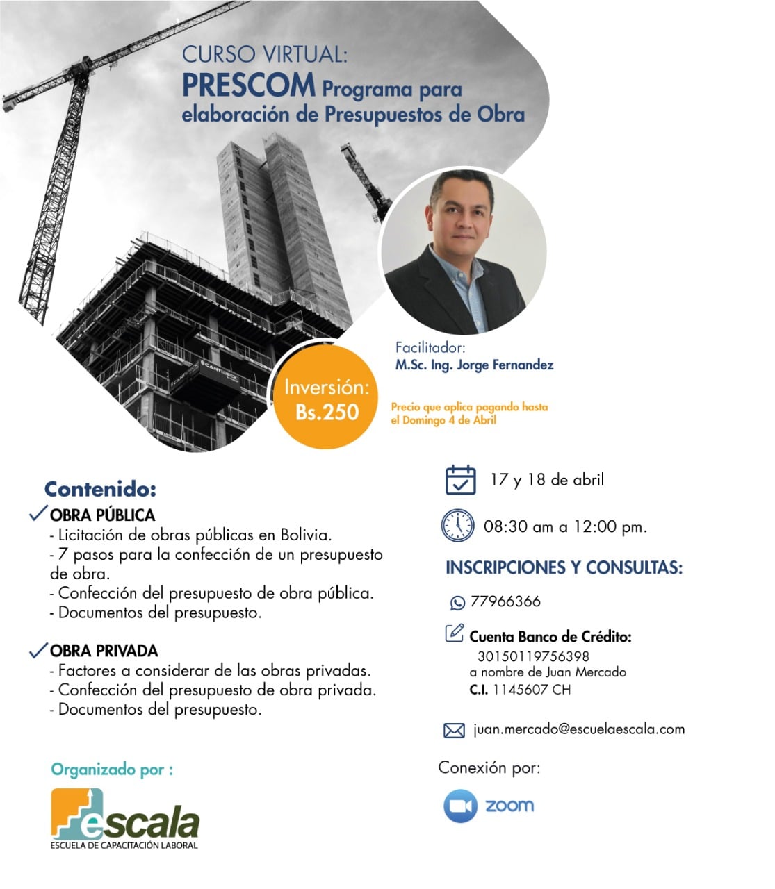 🤚 CURSO VIRTUAL: PRESCOM... - Escala Escuela de Capacitación