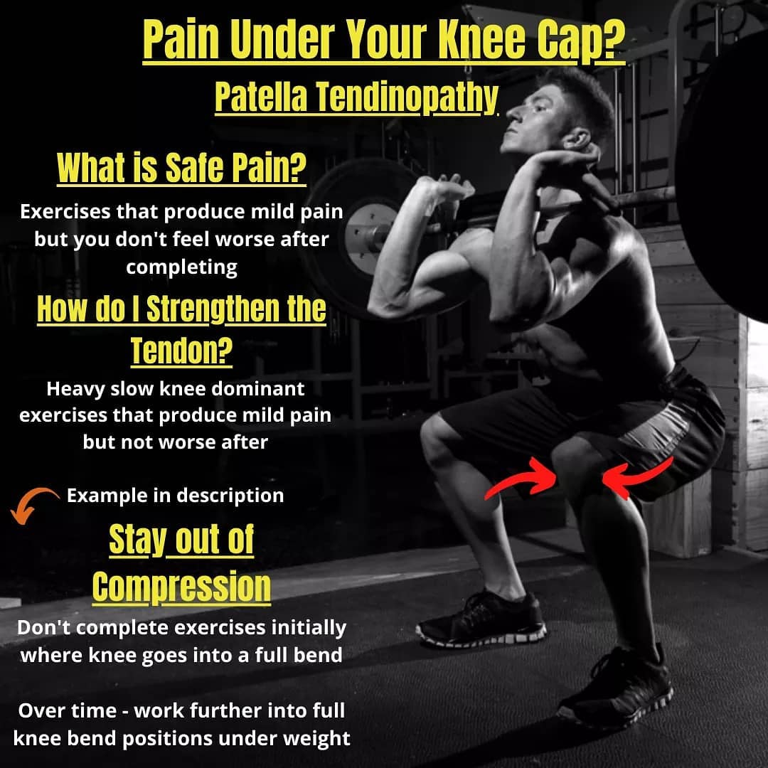Physio Quest - ️ Pain under your knee cap when training?...