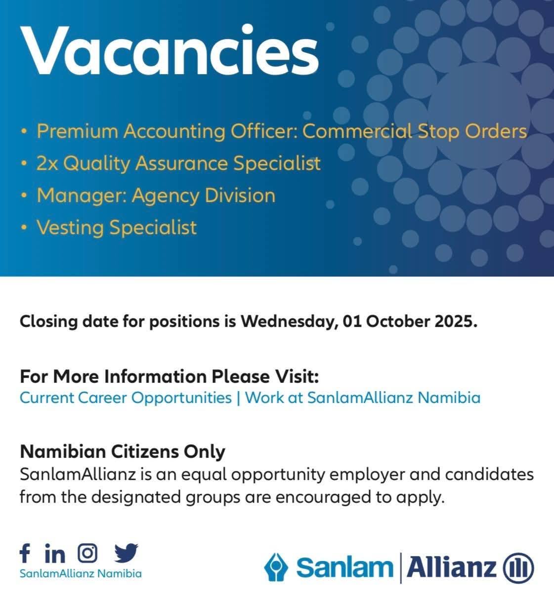 Namibian Opportunities added a... - Namibian Opportunities