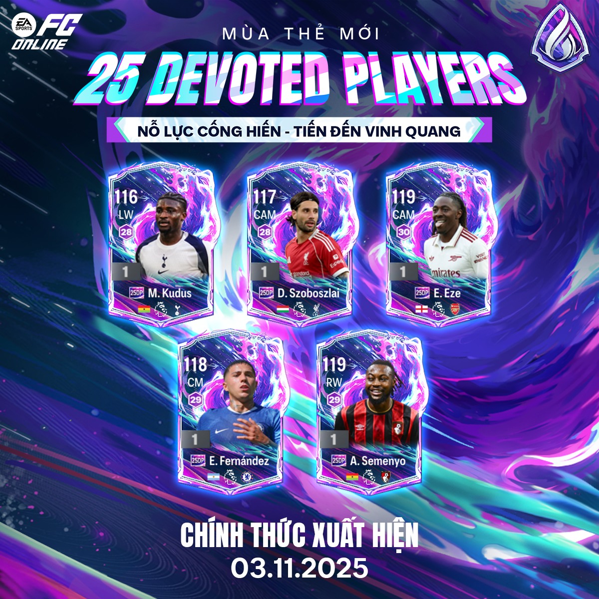 EA - [Mùa thẻ mới] 25 Devoted Player: Nỗ lực cống hiến - Tiến đến vinh ...