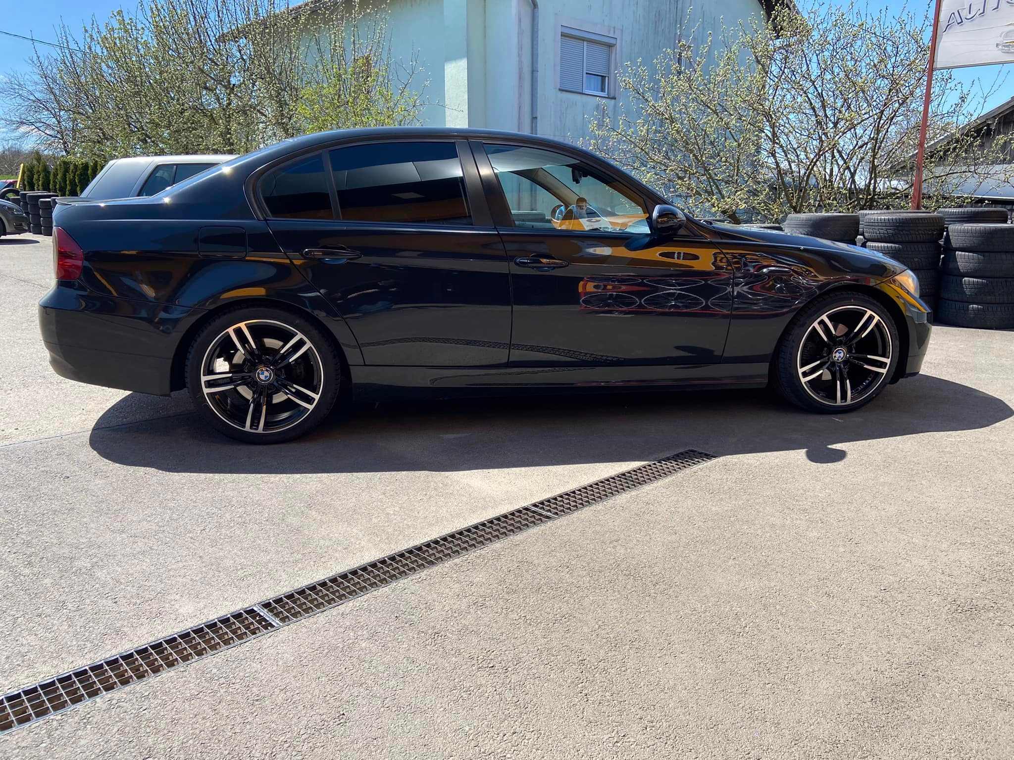 BMW E90 18x8.5 M4 225/40 R18 Greentrac Quest X 255/35 R18 Gislaved 