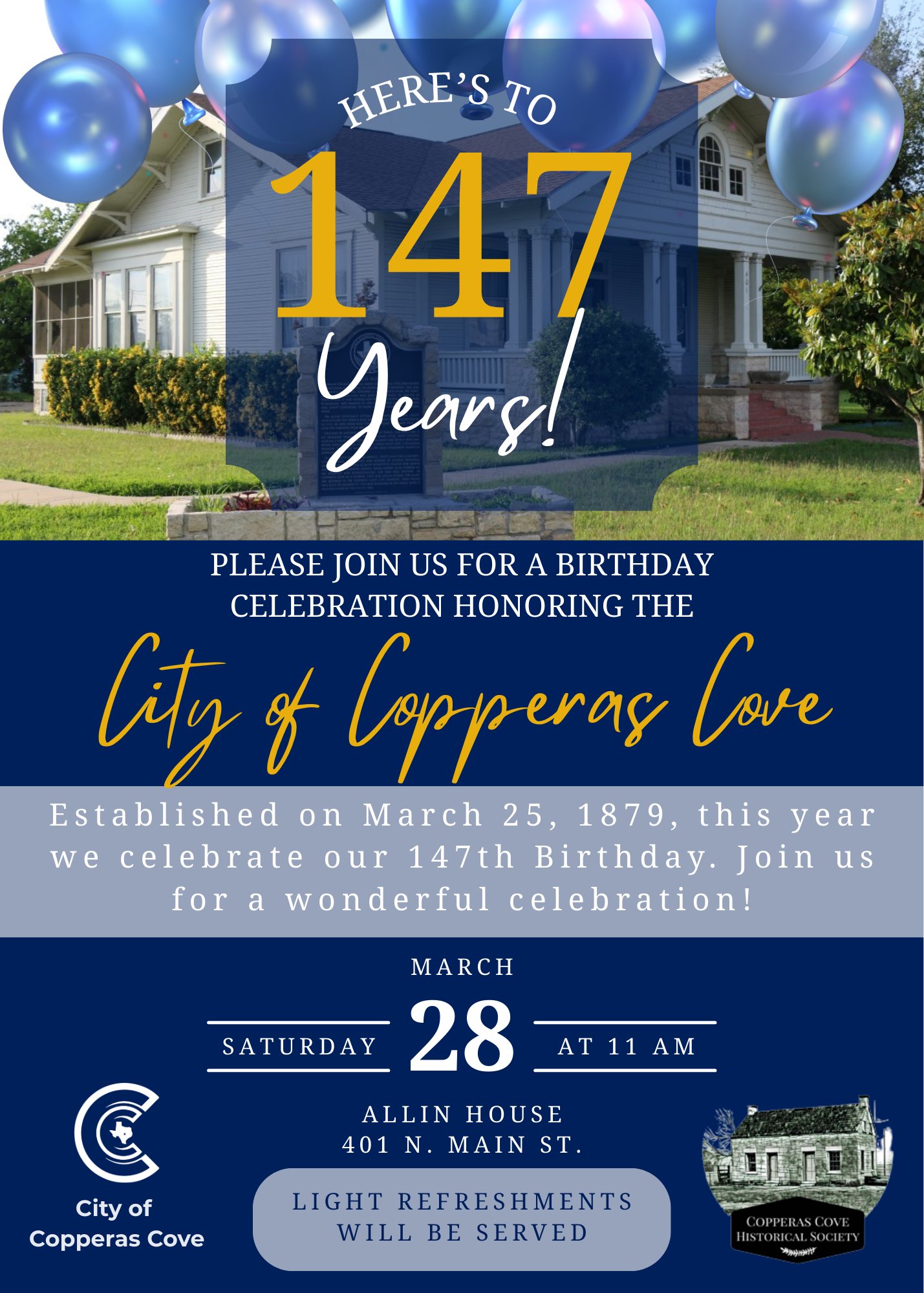 City of Copperas Cove's 147th Birthday Celebration