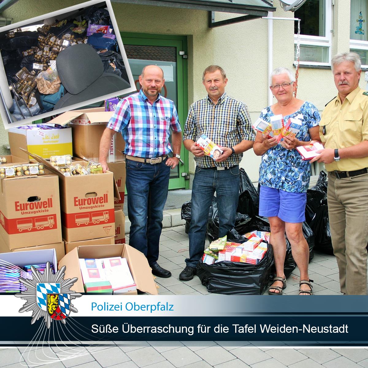 Susse Uberraschung Fur Die Tafel Polizei Oberpfalz Facebook