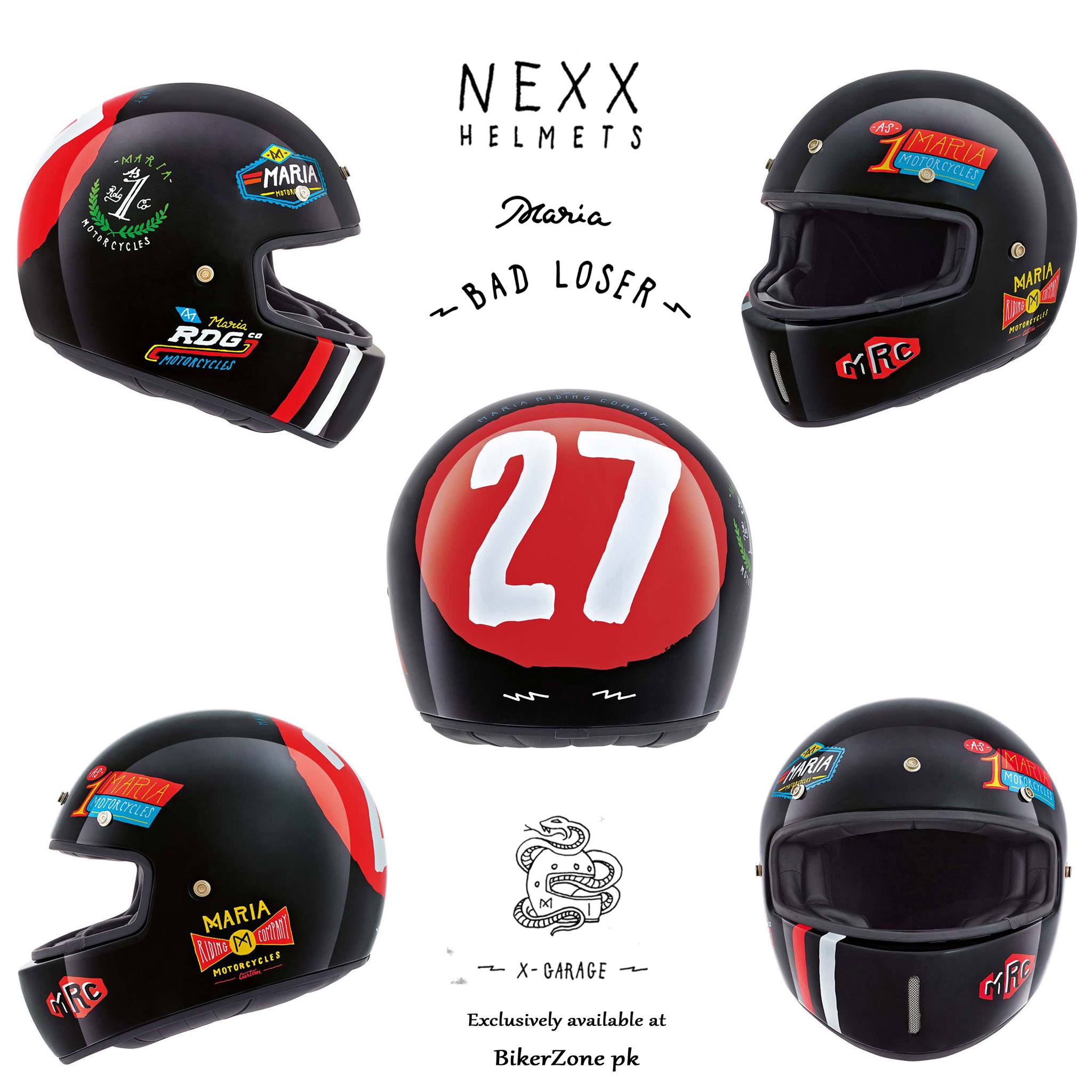 goofy motorcycle helmets Helmet Cover - Horned Monster Colors_Pomegranate Look best with dark Line Test:12lb Latin's Finest Winter Lowrider