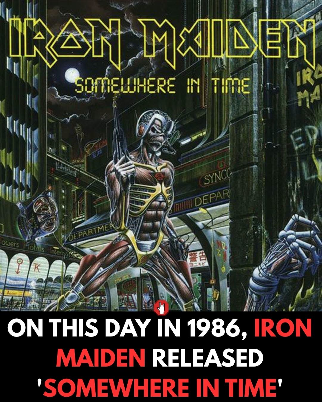 Iron Maiden Somewhere in Time tracklist 1986