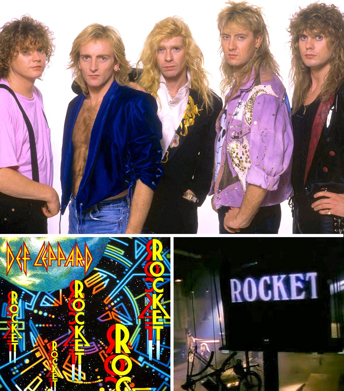 Def Leppard's Rocket single peaks at number 12 on Billboard's Hot 100