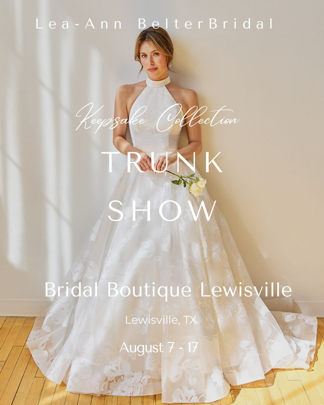 keepsake halter dress Lea-Ann bridal brunch dress