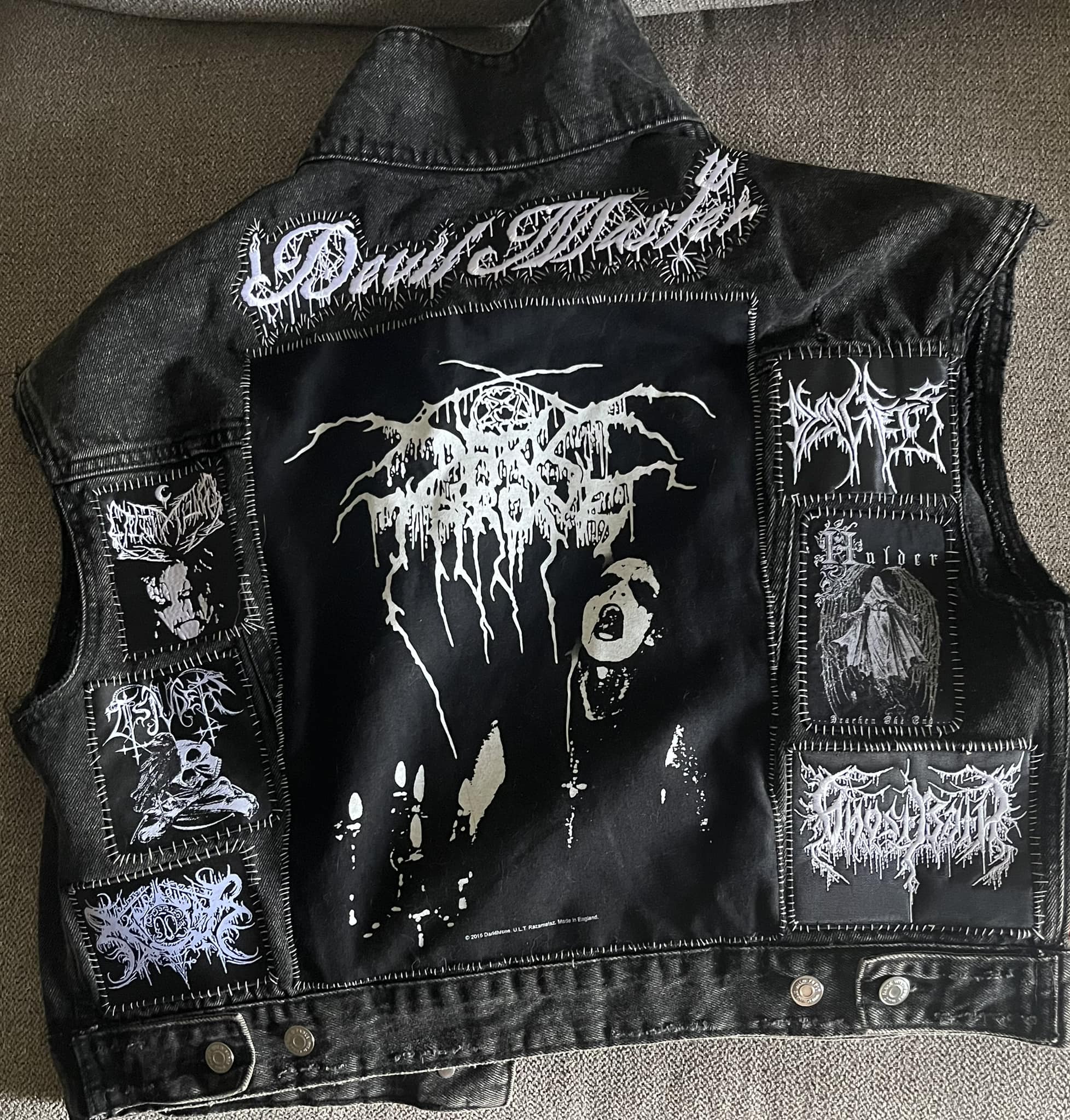 Should punk vests be washed or preserved for memories