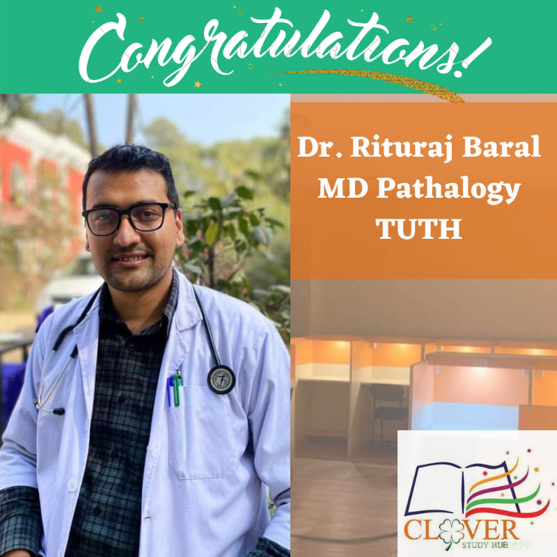 Congratulations Dr. Rituraj Baral. We... - Clover Study Hub | Facebook