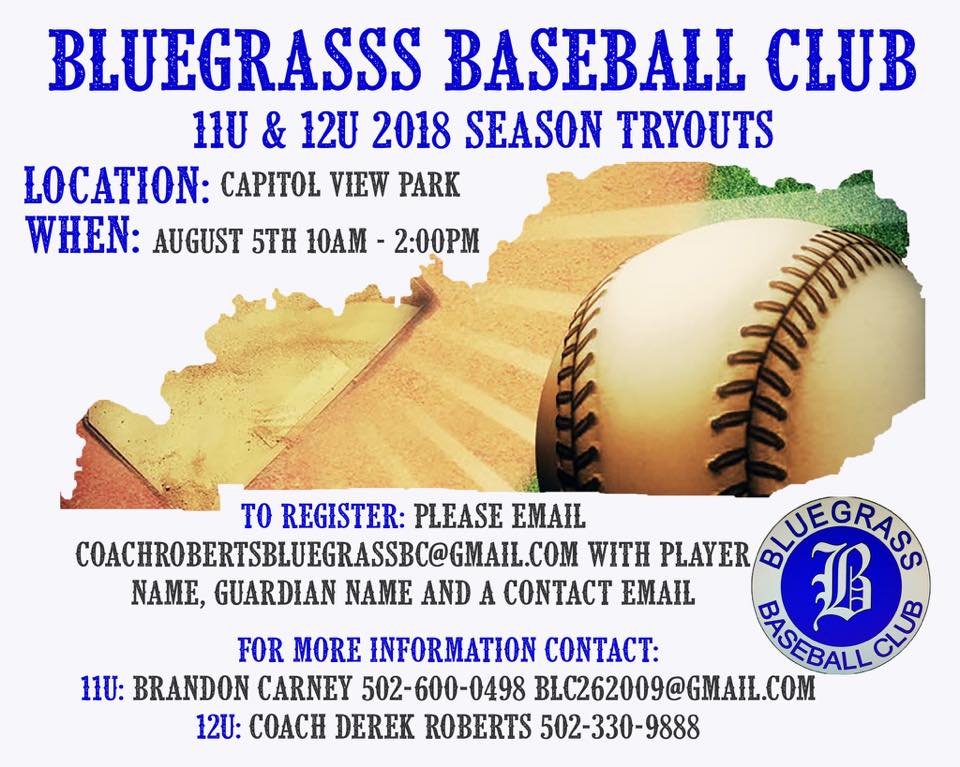 Bluegrass Baseball Club 12u - Home