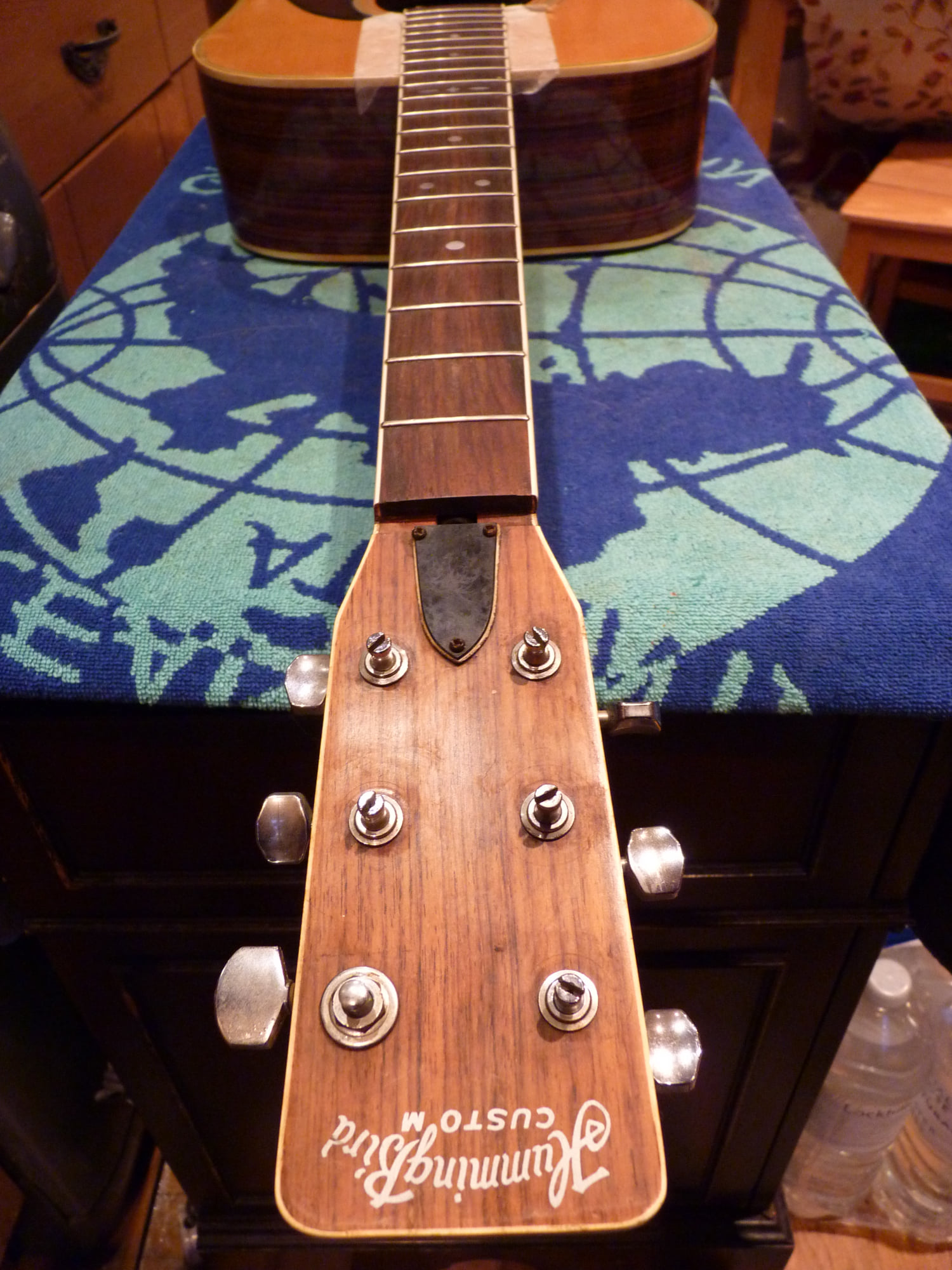 Setting up and repairing a Tokai Hummingbird 96F guitar?