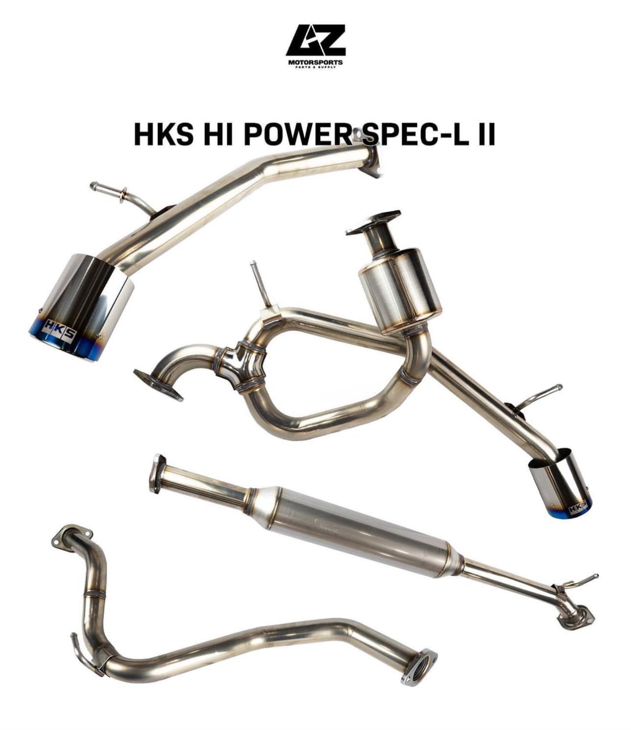 HKS Hi-Power Spec L2 One of the lightest exhaust for ZC33S rm4888 