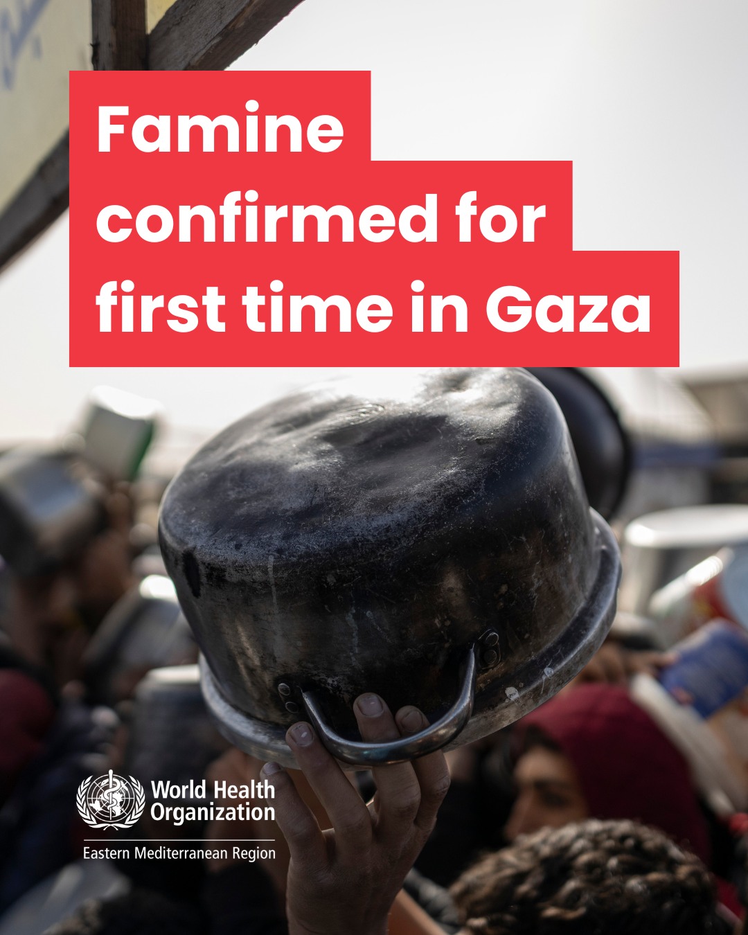 🚨Famine confirmed for first time in Gaza FAO, UNICEF, WFP and WHO ...