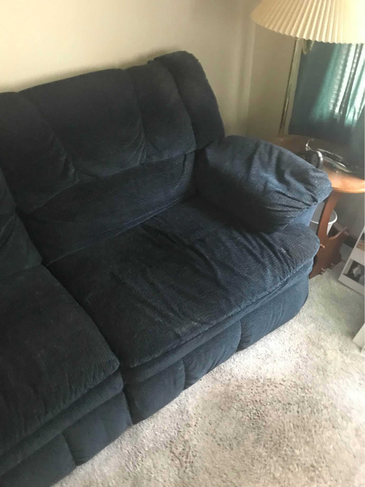 Free reclining couch and chair and a half - Sofas, Loveseats