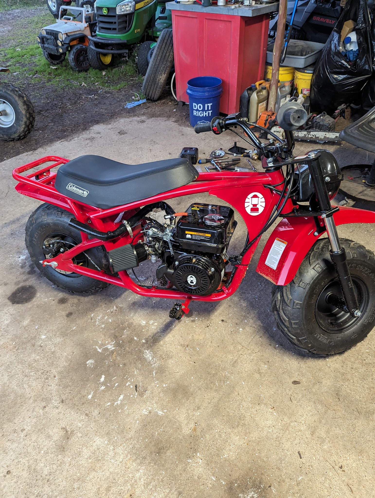 btx200x mini bike coleman big r B200RSV Bt200x Big R Coleman Mini